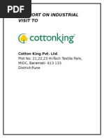 Download Cotton King Industrial visit baramatidocx by Oshoo SN260634506 doc pdf