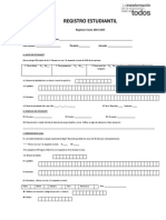 Ficha Registro Estudiantil