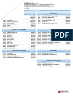 2015 LE Price List