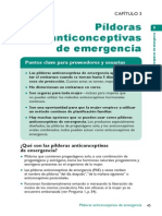 Anticonceptivos de Emergencia