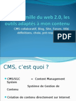 CMS Collaboratif, Blog, Site, Forum, Wiki Définitions, Choix, Pré-Requis Et Portée