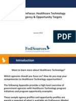 Fed Sources InFocus - Healthcare Technology Sample Agency &amp; Opportunity Targets