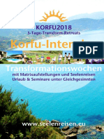 KORFU-2018 Urlaubsseminare mit Matrix und Quantenheilung und Seelenreisen