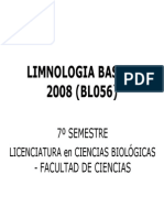Limnologia Basica 2008 (BL056) : 7º Semestre - Facultad de Ciencias