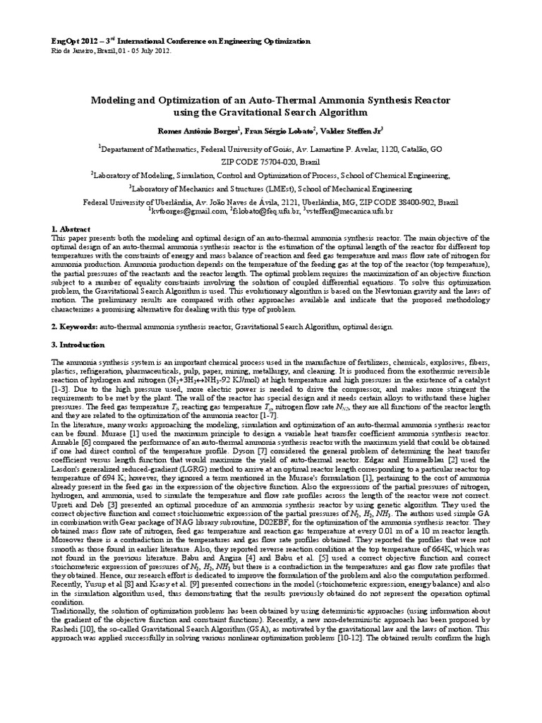 Engineering Optimization Conference | PDF | Mathematical Optimization ...