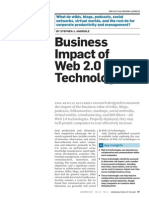 Business Impact of Web 2.0 Technologies