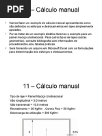 Calculo Manual de Treliças