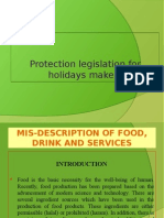 Protection Legislation For Holiday Makers