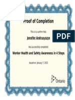 worker health and safety awareness training