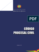 Codigo Procesal Civil de Bolivia
