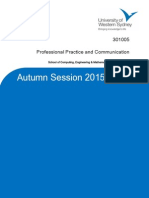 Professional Practice and Communication Aut15 LG - AH Review PDF
