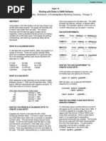 SAS Date and Time Formats Guide | PDF | Sas (Software) | Computer ...