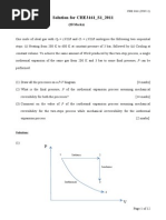 CHE3161 - Semester1 - 2011 - Solutions