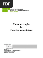 Relatorio de Quimica II 2