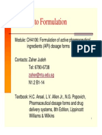 Welcome To Formulation: Zaher@ntu - Edu.sg