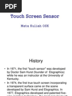 Touch Screen Sensor