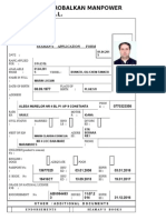 Eurobalkan Manpower S.R.L.: Seaman'S Application Form