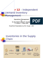 Independent Demand Inventory Management: by 2 Edition © Wiley 2005 Powerpoint Presentation by R.B. Clough - Unh