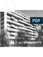 Arhitectura R.P.R. nr. 5 pe 1963 (anul XI - nr. 84) coperta 1 + pg. 2-7 Blocuri de locuinte in Cart. Tei - Bucuresti