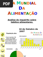 DIA MUNDIAL DA ALIMENTAÇÃO - Apresentação