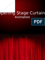 Animation: Opening Stage Curtains