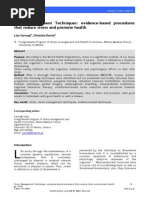 Download Stress Management Techniques Evidence Based Procedures That by Muhammad Arifin SN260681034 doc pdf