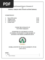 Download Final Report on Hotel Industry by Akshay Agrawal SN260682704 doc pdf