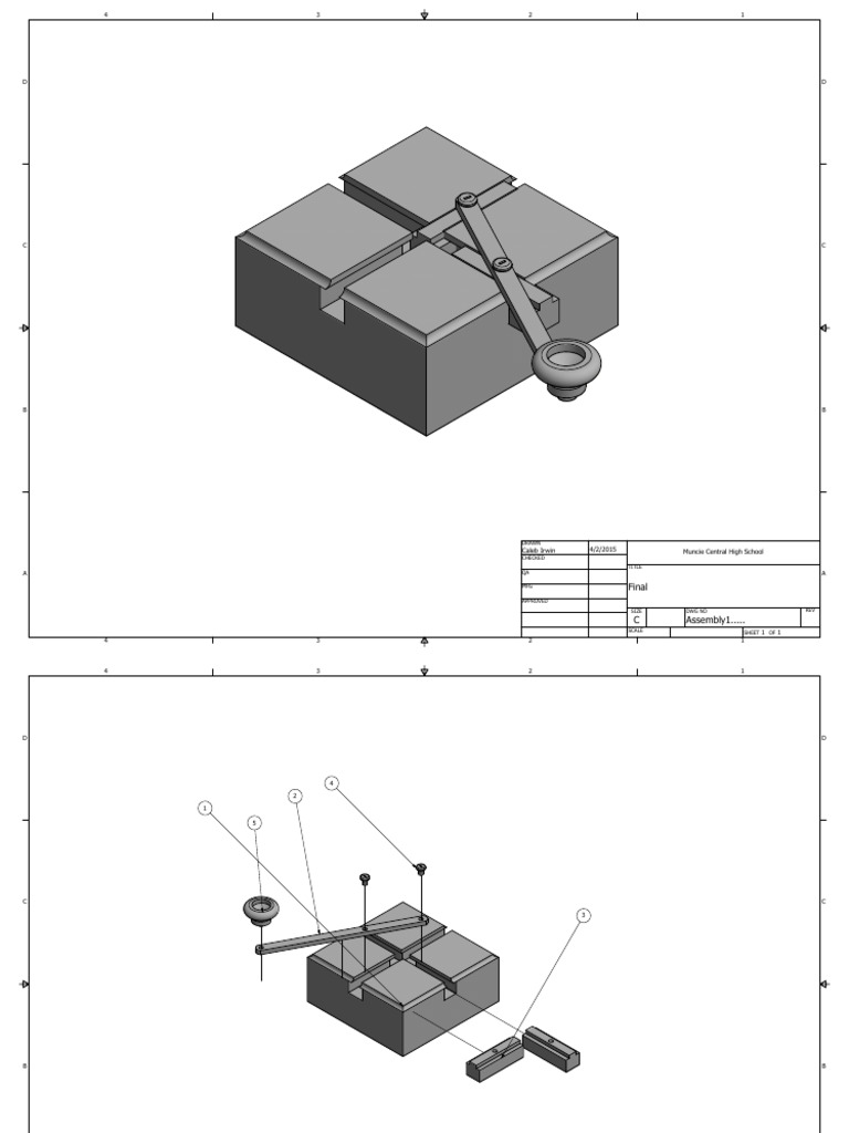 Test Drawing Assembly Overview | PDF