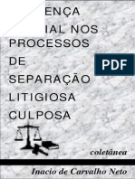 Sentença Parcial Nos Processos de Separação Litigiosa Culposa