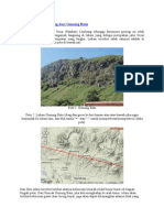 Melihat Sesar Lembang Dari Gunung Batu