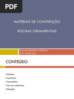 Aula 7 - Rochas Ornamentais