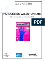 Paroles de Valentonnais