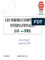 Les Normes Comptables Internationales (Ias Ifrs)