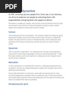 Jacobs Mission and Core Values Overview | PDF | Sustainability | Business