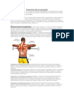 Exercícios de Musculação Ombros e Costas