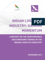 Indian Logistics Industry Gaining Momentum