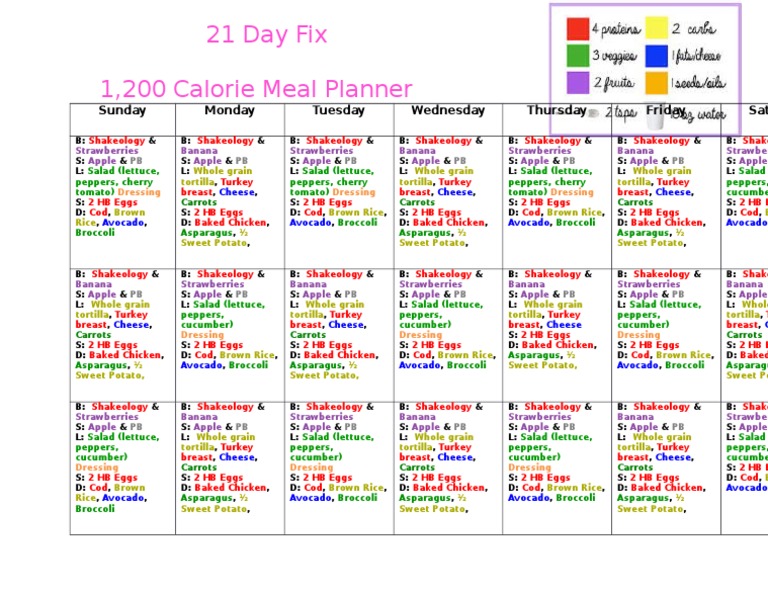 21-day-fix-1-200-calorie-meal-planner-sunday-monday-tuesday-wednesday-thursday-friday-saturday-pdf-salad-food-and-drink-preparation