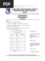 Soalan Rumus Algebra Tingkatan 2 - Kecemasan j