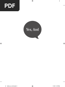 Introduction & Chapter 1 of "Yes, And" by Kelly Leonard and Tom Yorton