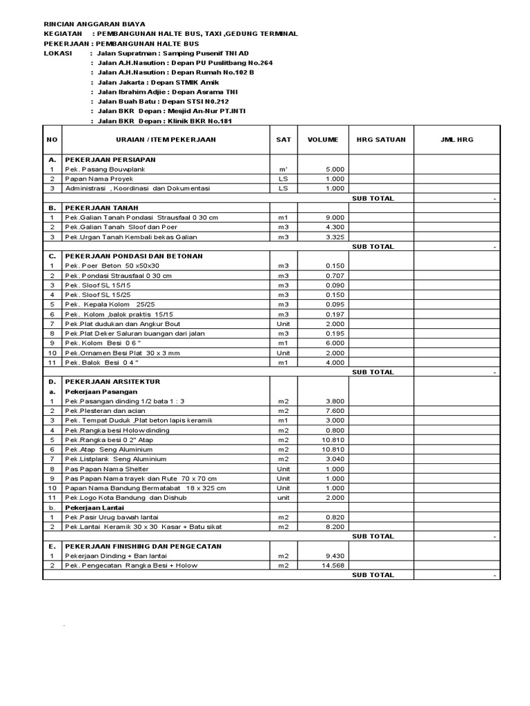 RAB Halte Plat Strausz 2 | PDF | Sains & Matematika