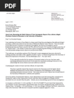 April 1, 2015 Letter to Vice President for Research Brian Herman
