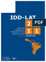 Indice de Desarrollo Democratico en America Latina