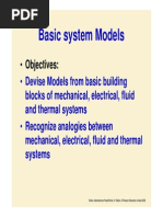 EEE436 BasicMechanicalSystemModel