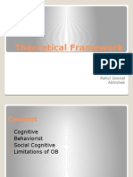 Theoretical Framework of Organizational Behavior Concepts