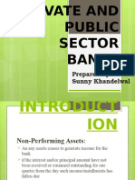 Private and Public Sector Bank NPA Comparison