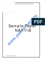 Sample Paper NAT IIB