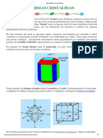 Formas Cristalinas