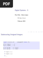 Digital Systems - 5: Pere Pal' A - Alexis L Opez