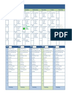 Monthly and Weekly Planning Calendar