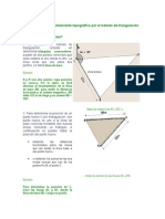 Levantamiento de Triangulacion